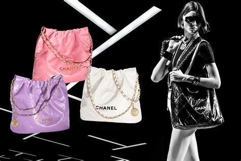 chanel 22 size comparison|chanel 22 bag colors.